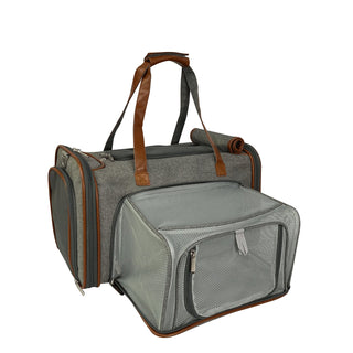 Mr. Peanut's Gold Series Standard Size Airline Compliant Double Expandable Pet Carrier Mr. Peanut's Pet Carriers