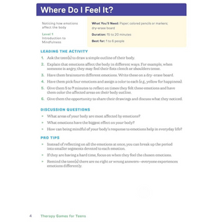 Therapy Games for Teens: 150 Activities to Improve Self-Esteem, Communication, and Coping Skills (Spiral Bound) Lay it Flat Publishing Group