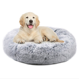 Mr. Peanut's 23" OrthoPlush® Pet Bed - Gray Two Tone - By Baano