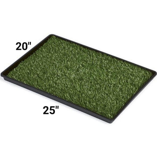 Mr. Peanut's Potty Place - Artificial Grass Puppy Pad for Dogs and Small Pets – Portable Training Pad with Tray - By Baano