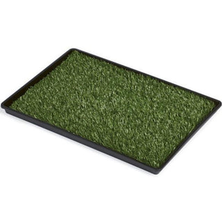 Mr. Peanut's Potty Place - Artificial Grass Puppy Pad for Dogs and Small Pets – Portable Training Pad with Tray - By Baano