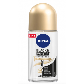 Nivea Deodorant B&W Silky Smooth Roll On 50 Ml