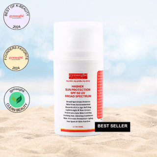 Habaek Sun Protection Face Moisturizer SPF50 | Peptides | Niacinamide