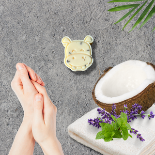 Hippo Head Shaped Lotion Bar - By Baano