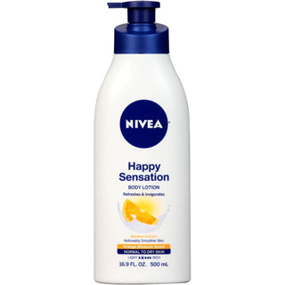 Nivea Body Lotion, Happy Sensation, Orange Blossom Scent 16.9 Oz