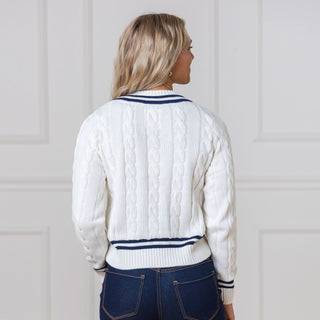 V-Neck Cricket Sweater