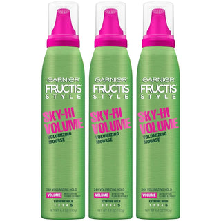 Garnier Fructis Style Sky Hi Volume Mousse, Extreme Hold, 6.4 Oz