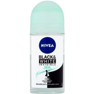 Nivea Black & White Invisible Fresh Ball Antiperspirant 48 H, 50 Ml