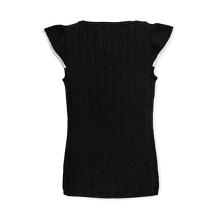 Flutter Sleeve Sweater Top