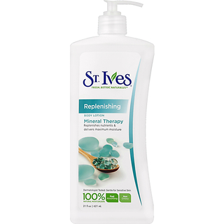 St. Ives Replenishing Mineral Therapy Body Lotion 21 Fl. Oz. Pump