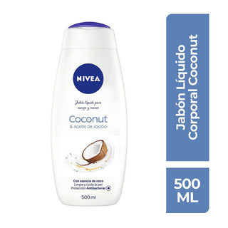Nivea Care & Coconut Moisturizing Body Wash 16.9 Fl. Oz. Squeeze Bottle