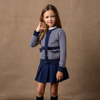 Organic Fancy Tweed Cardigan - Baby - Glamourous Grace