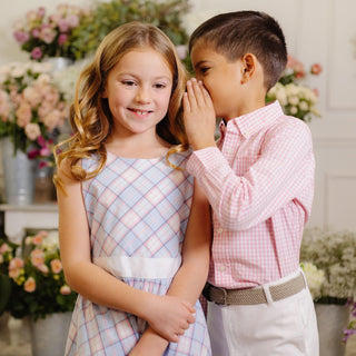 Stretch Organic Poplin Button Down Shirt - Baby - By Baano