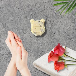 Hippo Head Shaped Lotion Bar - By Baano