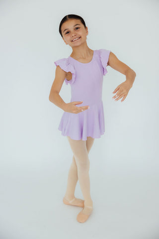 Lavender S/S Twirl Leotard