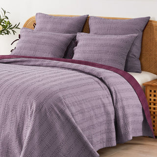 Hand Stitched Reversible Kantha Pillow Sham Pairs