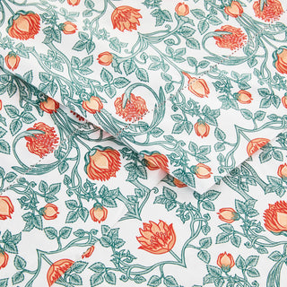 Arts & Crafts Floral Printed Sheet Set