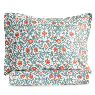 Arts & Crafts Floral Printed Duvet Set