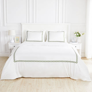 600 Thread Count Rope Embroidered Duvet Set