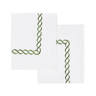 600 Thread Count Rope Embroidered Euro Sham Pairs