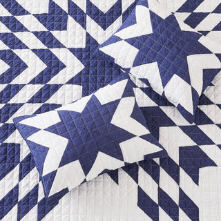 Star Patch Patchwork Cotton Quilt Set