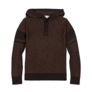 Organic Hooded Henley Sweater - Glamourous Grace