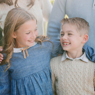 Organic Chambray Empire Dress - By Baano