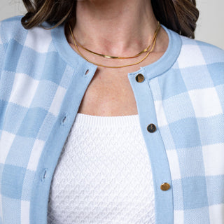 Organic Tweed Sweater Cardigan