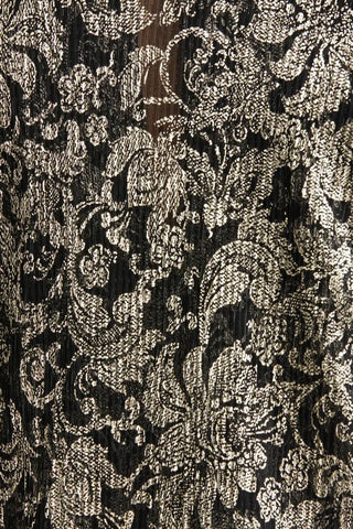 Marina Scoop Neckline Sleeveless Keyhole Back Floral Metallic Bodice Matte Jersey Outfit Set