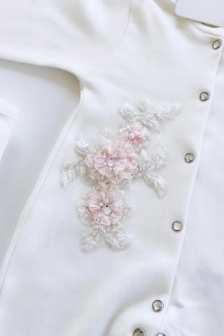 Floral Newborn Baby Girl Coming Home Set (11 pcs) - By Baano