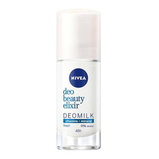 Nivea Deo Beauty Elixir Deomilk Fresh Ball Antiperspirant Deodorant Roll-on 40 Ml