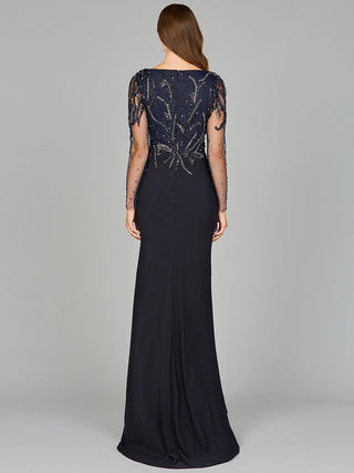 Long Sleeve Knit Gown - By Baano