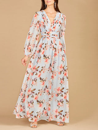 Long Sleeve Print Dress - OUTLET - By Baano