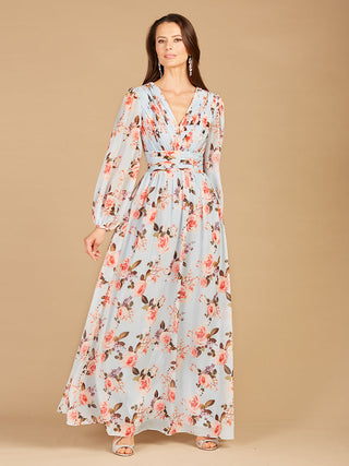 Long Sleeve Print Dress - OUTLET - By Baano