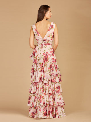 Ruffle Skirt Print Dress - OUTLET - By Baano