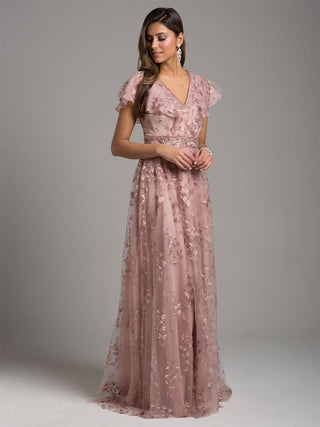 Lara 29966 - Lace, V-Neck Dress - By Baano