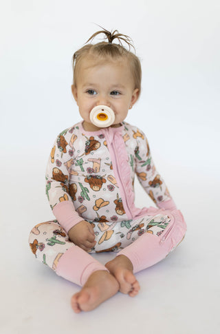 Pink Highland Cow Loveralls - By Baano