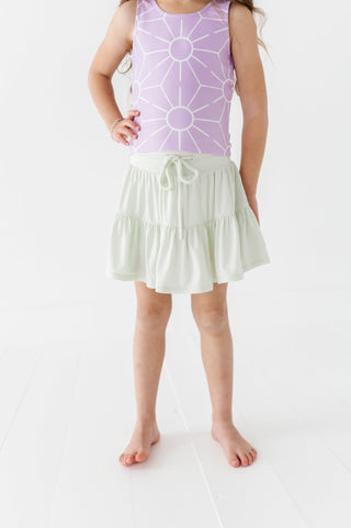 Hint of Mint | 2-tiered Skort - By Baano