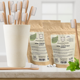 Jumbo Pack Peppermint Toothpaste Tablet Bundles - By Baano