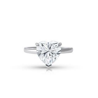2.5ct Moissanite Heart Cut Anniversary Ring Ring Deluxe Fine Jewelry