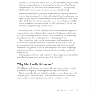 Retrain Your Brain (Cognitive Behavioral Therapy in 7 Weeks: A Workbook for Managing Depression and Anxiety) (Spiral Bound) - By Baano