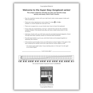 Disney - Super Easy Songbook (Spiral Bound) - By Baano