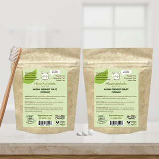 Value Pack Natural Peppermint Toothpaste Tablets Bundles - By Baano