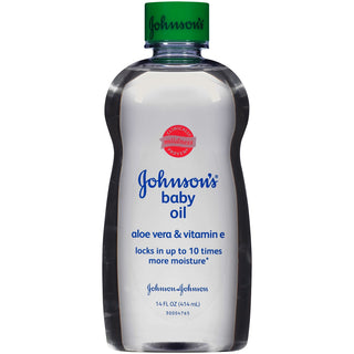 Johnson's Baby Oil With Aloe Vera & Vitamin E - 14 Fl Oz