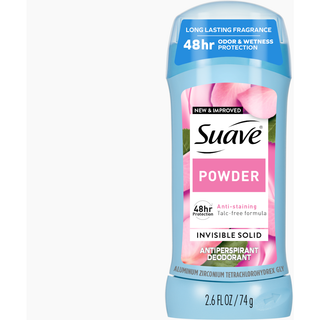 Suave Antiperspirant Deodorant, Invisible Solid, Powder 2.6 Fl Oz