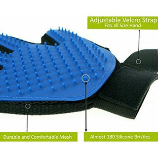 Mr. Peanut's 2 Pak HanD 259 Silicone Pins Pet Grooming Gloves - By Baano