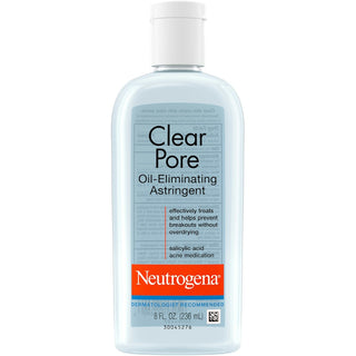 Neutrogena Clear Pore Oil-Eliminating Facial Astringent With 2% Salicylic Acid AcneTreatment