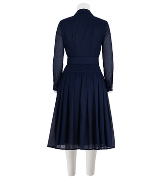 Audrey Dress #4 Indigo Midi Dress - By Baano