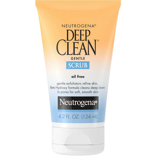Neutrogena Deep Clean Gentle Daily Facial Scrub, Oil Free Cleanser 4.2 Fl. Oz