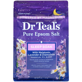 Dr Teal's Pure Epsom Salt Melatonin Sleep Soak 3 Lb